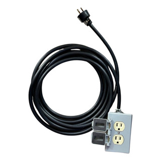 Extensión Cable Uso Rudo 100m Calibre 12 Contacto Doble Extensión Cable Uso Rudo 100m Calibre 12 Contacto Doble