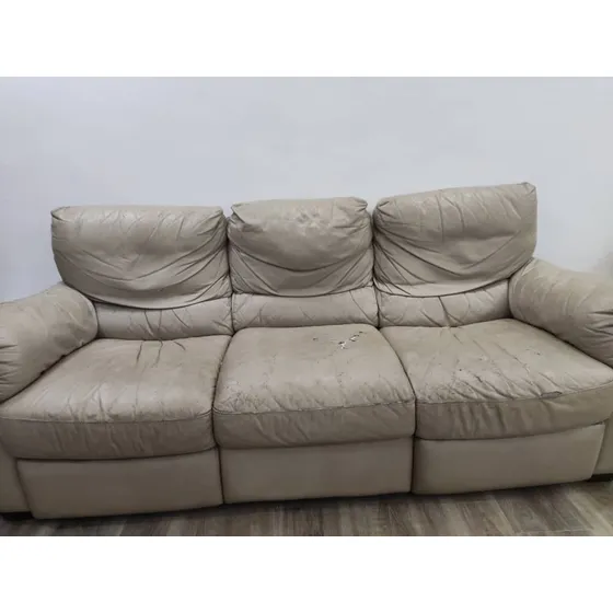 Sofa Cuero Italiano