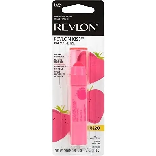 Labial Hidratante Revlon Kiss Lip Balm Strawberry Original