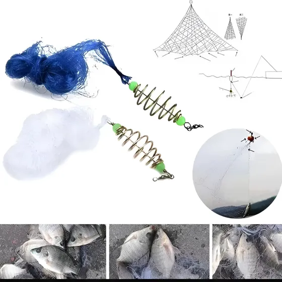 Redes De Pesca Para Vara Armadilha Peixes Promoção 