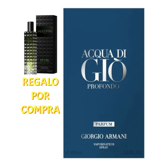 Acqua Di Gio Profondo Parfum 100 Ml Con Regalo Por Compra