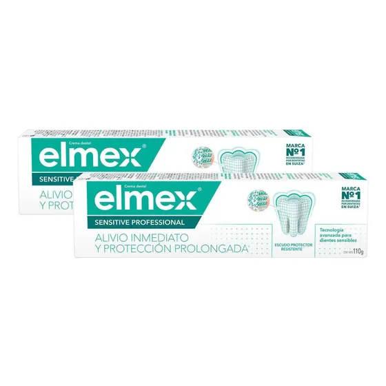 Kit 2 Cremes Dentais Elmex Sensitive 110g Cada