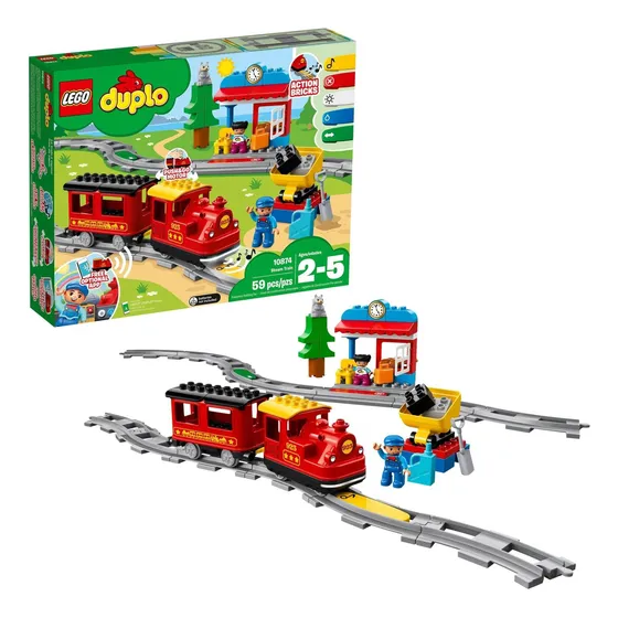 Lego Duplo Town Juego De Control Remoto De Tren De Vapor: De