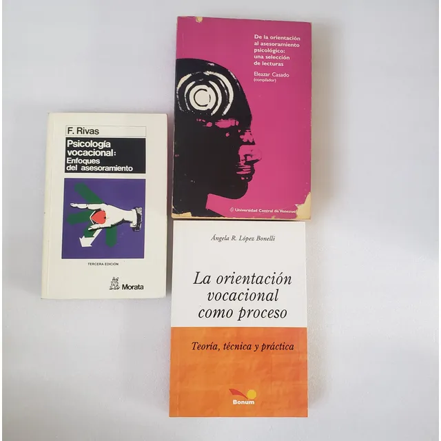 Lote De Libros Usados, Psicologia Orientacion Vocacional