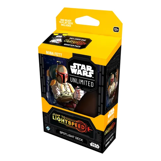 Star Wars Unlimited Jump To Lightspeed Boba Fett Deckespañol