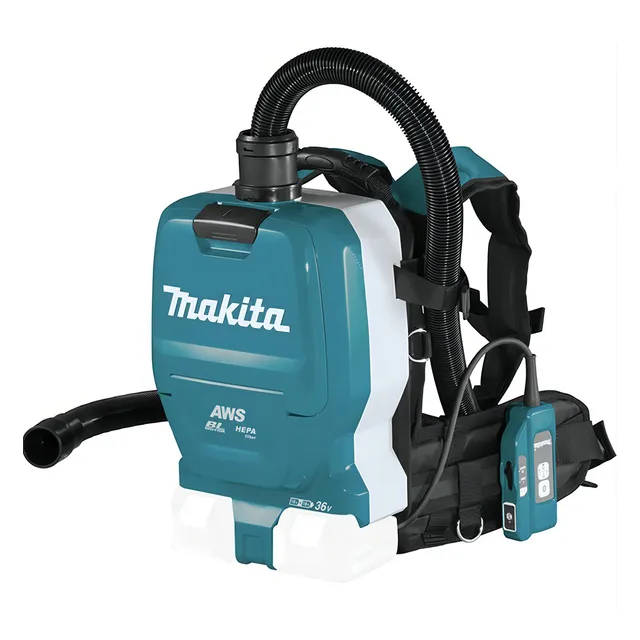 Aspiradora Makita DVC265zx con mochila, 18 v+18 V