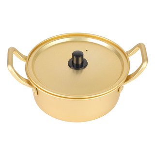 Olla De Fideos De Ramen Coreano Olla De Aluminio Amarillo Olla De Fideos De Ramen Coreano Olla De Aluminio Amarillo