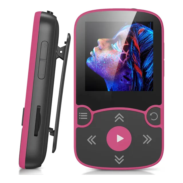 Agptek Reproductor De Música 64 Gb Bluetooth Mp3 Con Clip