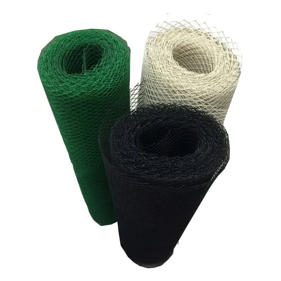  Tejido Malla Plástica Rombo Jardín 3 X 1,20 Negro