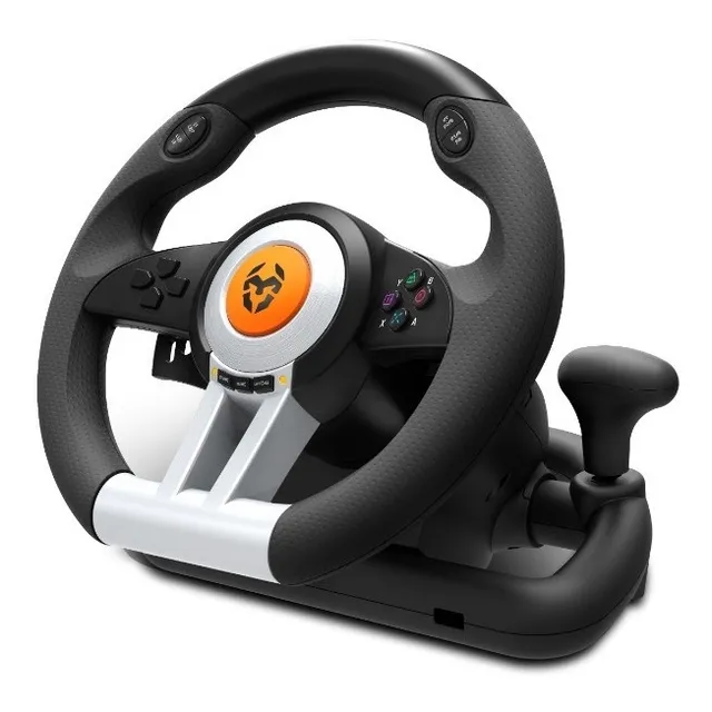 Simulador Volante Y Pedales Krom Wheel Ps4/xbox/pc Revogames