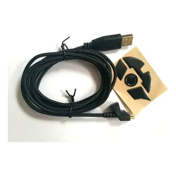 Cabo Usb E Pacote De Pés Para Razer Naga Epic Chroma