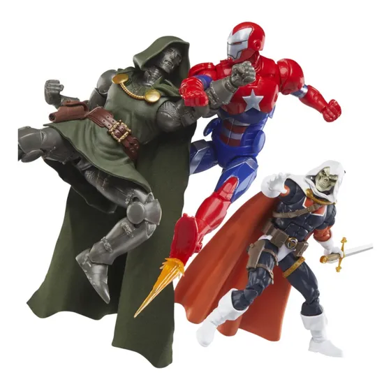 Marvel Legends Taskmaster Iron Patriot & Doctor Doom 3 Pack