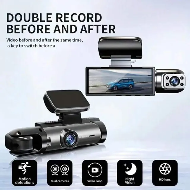 Camara Para Vehiculo Delantera Trasera E Interior Ap-dvr2