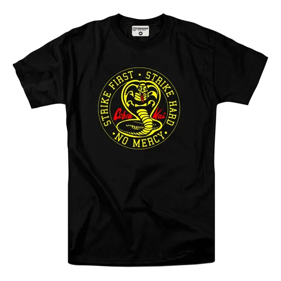 Franela Cobra Kai The Karate Kid De Algodón Estampada 