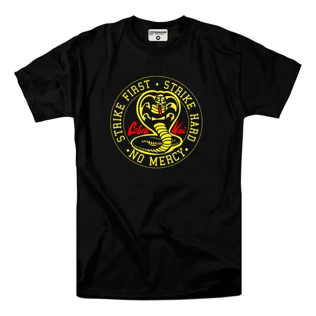 Franela Cobra Kai The Karate Kid De Algodón Estampada 