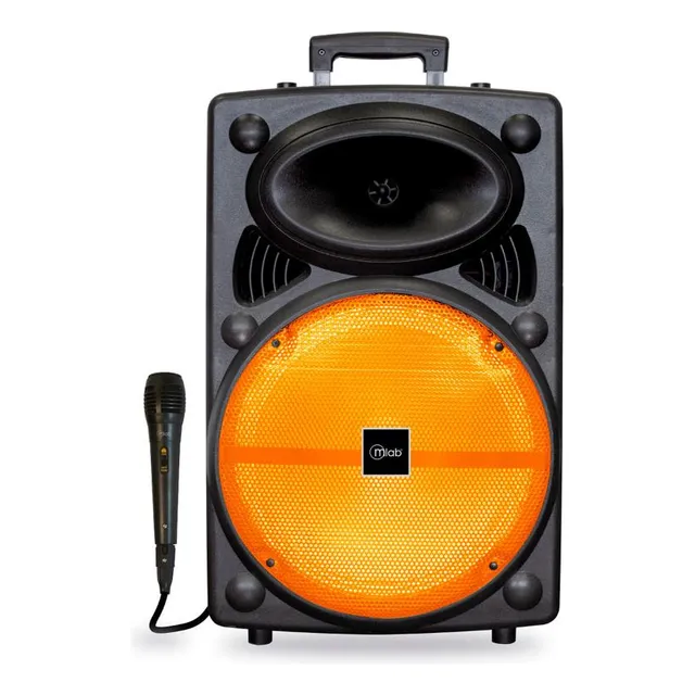 Parlante Portatil Tws Mlab Rhythm Charger 2 Naranjo