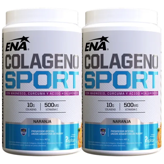 2 Colágeno Sport Vit C Magnesio Cúrcuma Acido Hialurónico 
