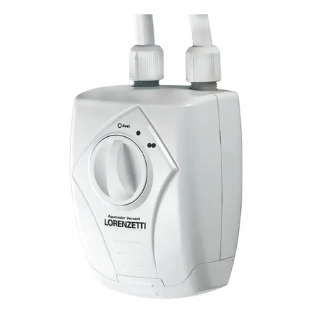 Aquecedor De Água Versátil Elétrico Pia Lavatório Lorenzetti 5500w 220v Branco