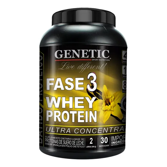 30 Días 9 Aminoacidos Esenciales Proteina Fase 3-2lb Genetic