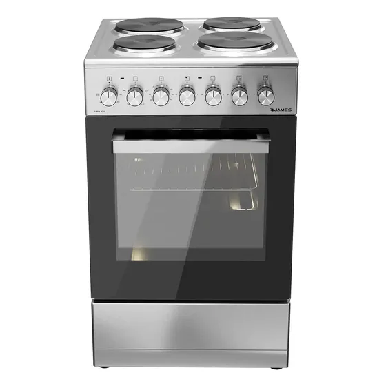 Cocina James C-801 A RTKS color acero inoxidable con puerta con visor | Cuotas sin interés