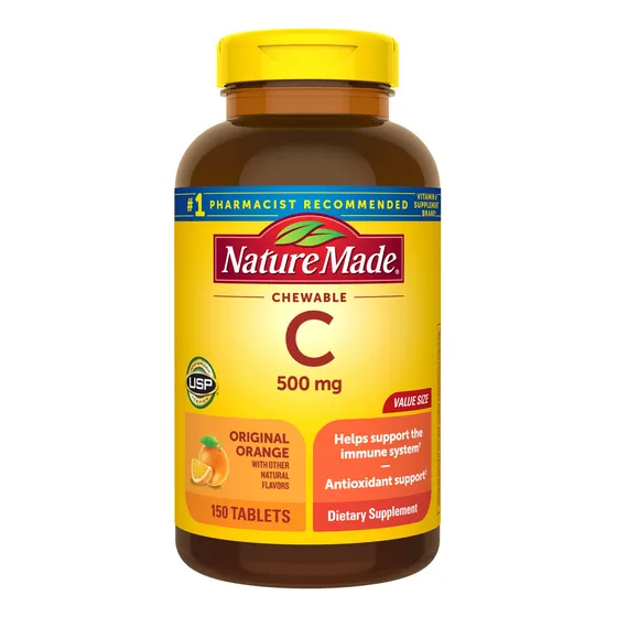 Suplemento De Vitamina C Masticable Nature Made, 500 Mg, 150