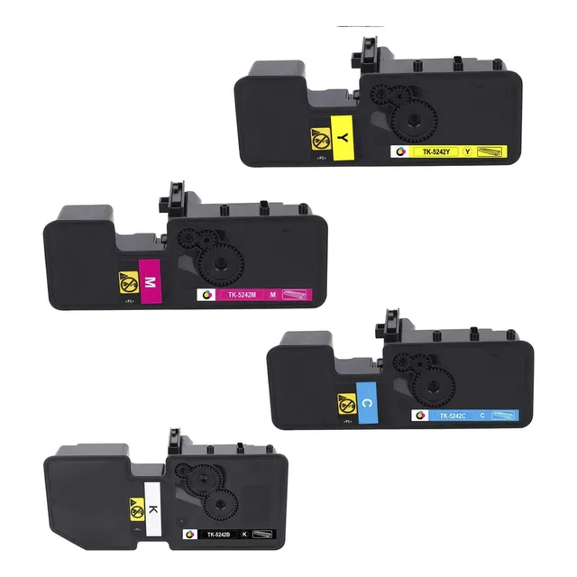 Pack 4 Toner Kyocera Tk5242 Compatible M5526cdn M5526cdw