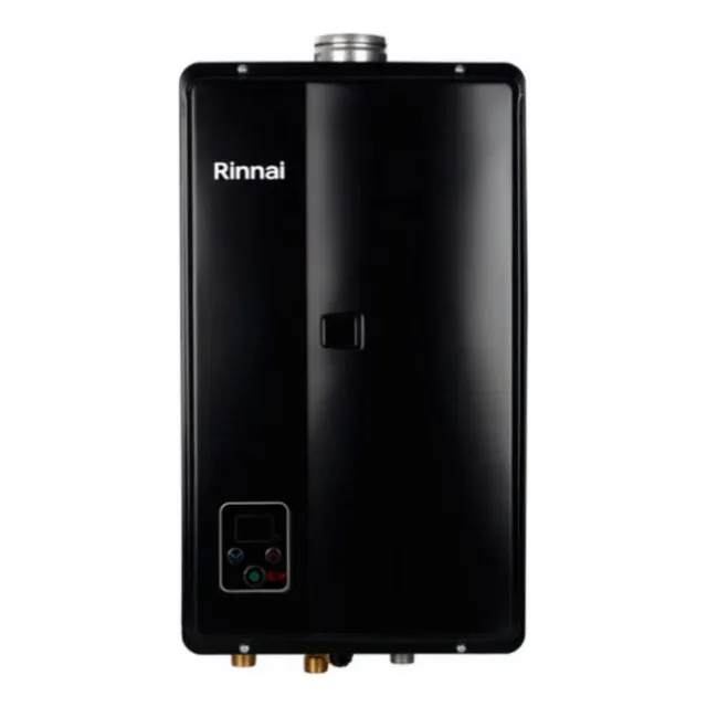 Calefon Tiro Forzado Rinnai 32 Litros Digital Gas Natural Color Negro Tipo De Gas Gn