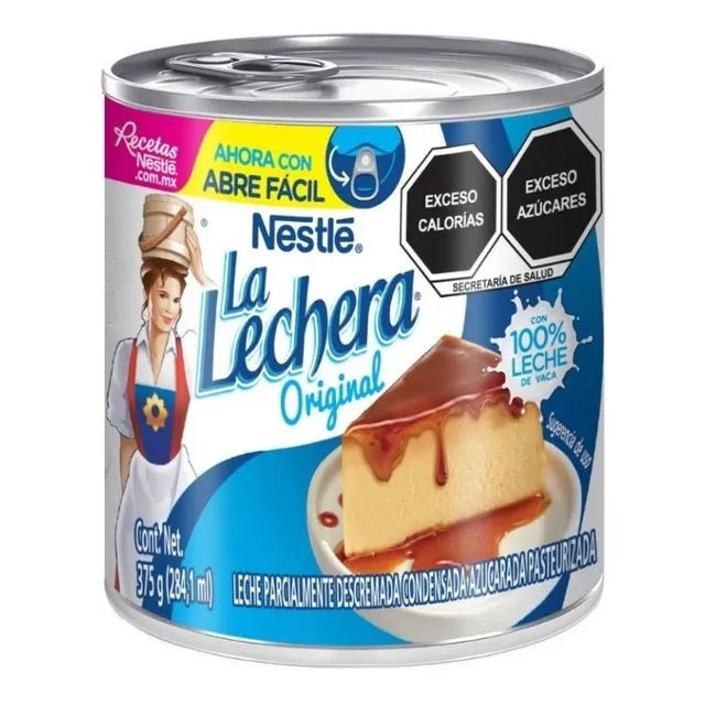 Leche Condensada La Lechera Nestle Lata 375g Con Abre Fácil