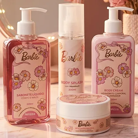 Kit Skin Care Barbie Presente Corpo E Banho Meninas Infantil