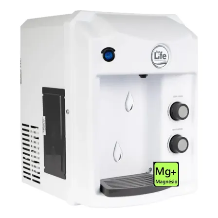 Filtro Purificador Água Alcalina Ionizada Ozônio E Magnésio Mg+ Cor Branco 220v