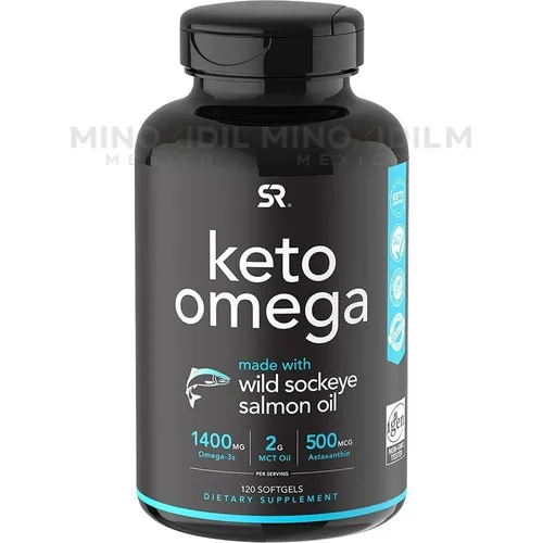 Sports Research Keto Omega 120 Cápsulas  Aceite Pescado Sabor Sin Sabor