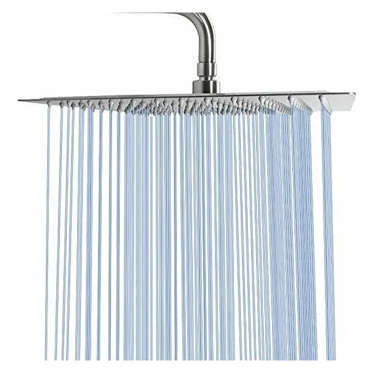 Flor De Ducha 40x40 Cm Acero Inoxidable Brushed Nickel
