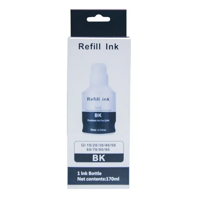 1 Tinta Negra Para Canon Gi-10 Pixma G5010 G6010 G7010 G2010 Tinta Negro