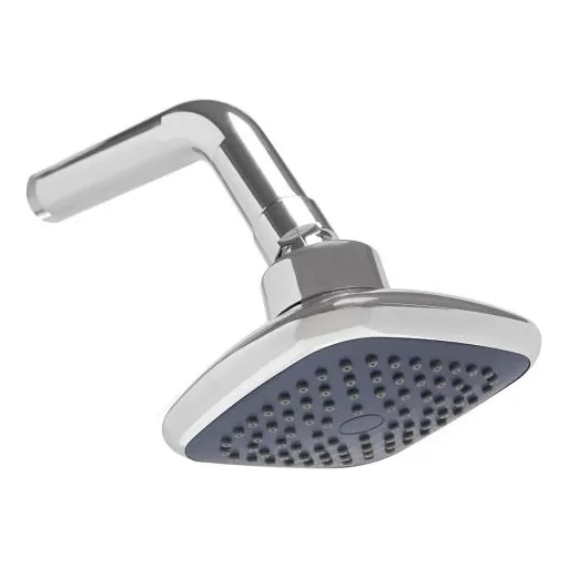 Regadera Cuadrada Tipo Lluvia 4 Con Tubo Linea Boumac