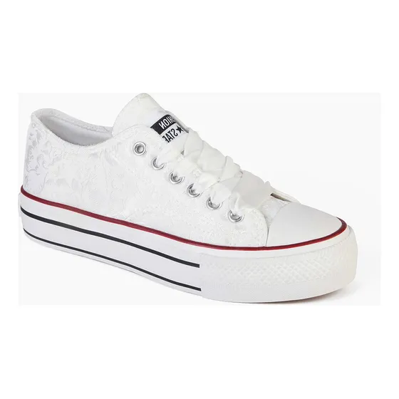 Zapatilla De Moda Para Mujer 8078 Blanco - Sthef