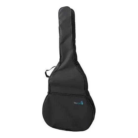 Capa Violão Clássico Luxo Viasom Preta Strinberg Tagima Gian