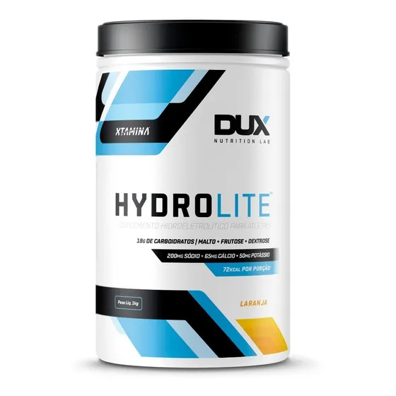 Suplemento Em Pó Dux Nutrition Hydrolite Carboidratos Sabor Laranja Em Pote De 1000ml