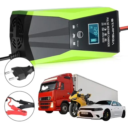 Carregador Bateria Automotivo Portátil 12v 10a Inteligente