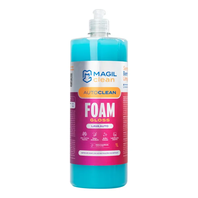 Foam Gloss Shampoo Auto Clean 1 Litro Magil Clean