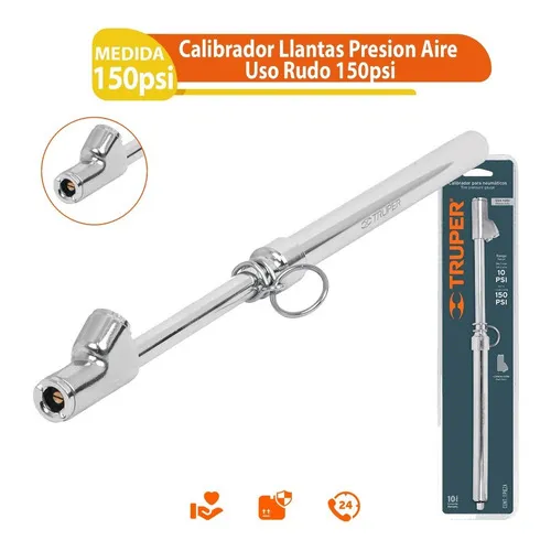 Meidor Calibrador Llantas 150 Lbs Cabeza Doble 18243 Truper