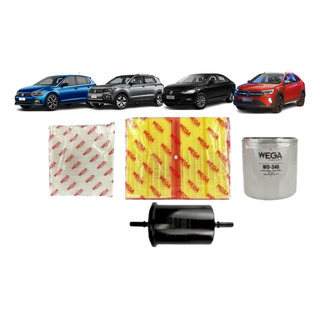 Kit Revisão Filtro Troca Completa Wega Nivus Polo Virtus 1.0 Kit Revisão Filtro Troca Completa Wega Nivus Polo Virtus 1.0