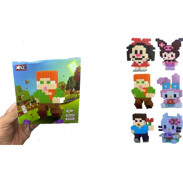 Juguete De Fichas Para Armar (magic Block) Figura Armable