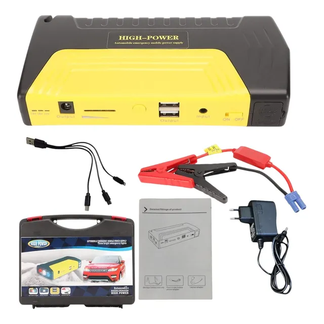 Cargador/arrancador Para Vehiculos Laptop Celular Camping