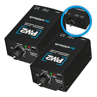 2x - Amplificador De Fone Pm2 ( Xlr + P10) - Whitech 2x - Amplificador De Fone Pm2 ( Xlr + P10) - Whitech