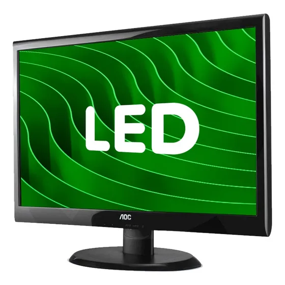 Monitor 19 Polegadas Wide + Cabos
