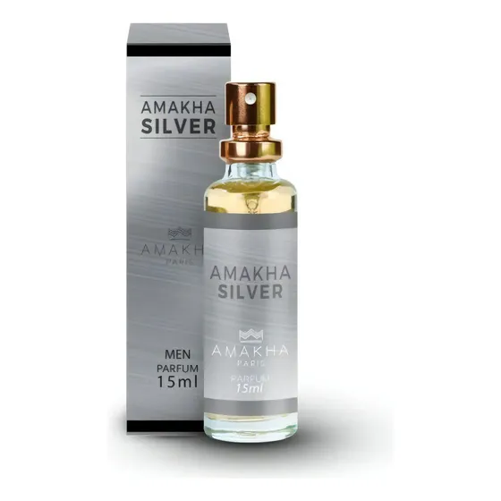 Perfume Amakha París Silver Volumen De La Unidad 15 Ml