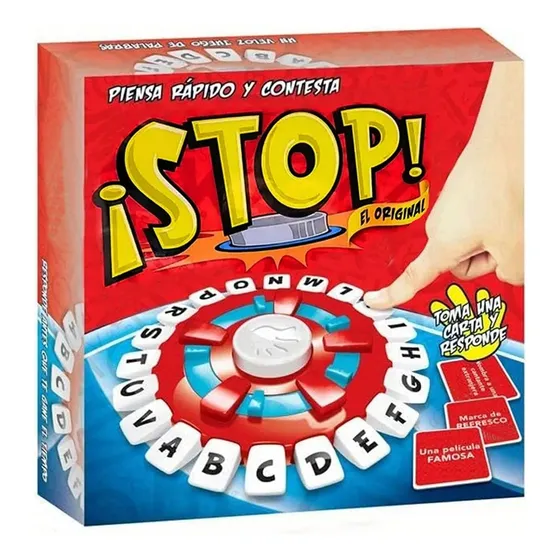 Juego De Mesa Stop Familiar Aprendizaje Interactivo Wb99