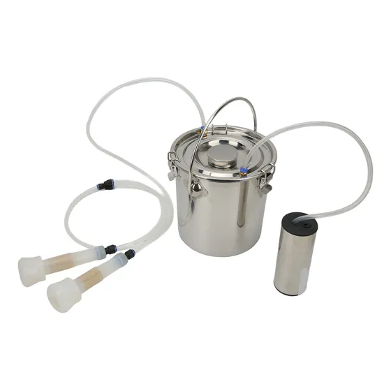 Máquina De Ordeño De Vaca Eléctrica De Acero Inoxidable De 7