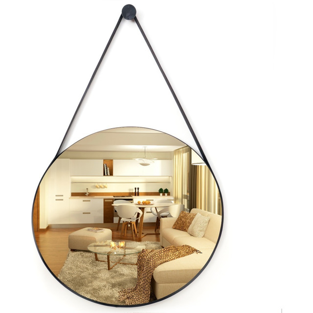 Espelho Adnet Redondo Para Banheiro/quarto/sala/30cm+brinde Espelho Adnet Redondo Para Banheiro/quarto/sala/30cm+brinde