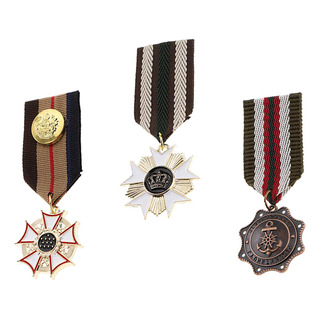 3 Peças Broche De Medalha Feminino Broche De Lapela Joia Pre 3 Peças Broche De Medalha Feminino Broche De Lapela Joia Pre